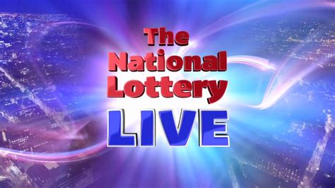 watch the national lottery live.